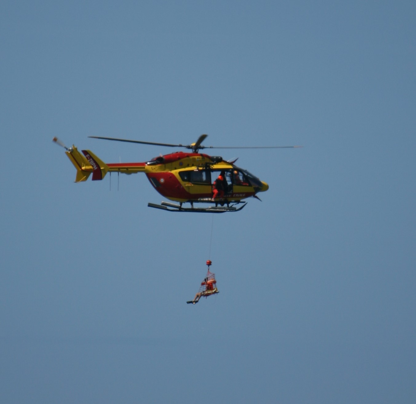 Seenotrettung mit Helikopter, Quelle: M. Wölfer